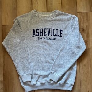Asheville North Carolina Gray Sweater size M